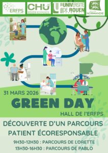 Poster présentant la 2ème journée Green Day de l'ERFPS du 31 mars 2026